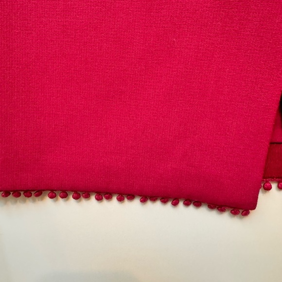 Ann Taylor Fuchsia Pencil Skirt with Pearl Hem Design - Picture 8 of 11